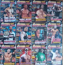 WWE WWF WCW AEW Wrestling Magazin*Power Wrestling*2012 komplett MIT POSTERN