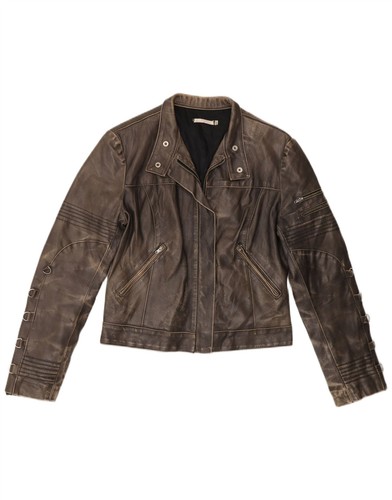 Vintage damen crop leder - vintage,