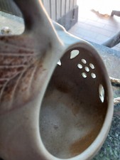 Blumenampel, Ampel Keramik Apfelform Deckenbefestigung