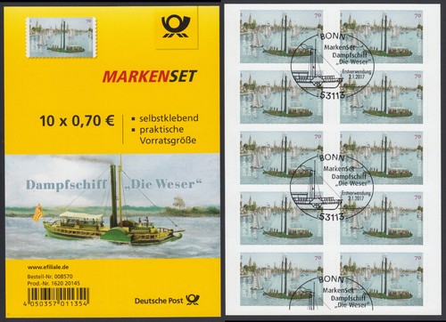 Bund folienblatt gestempelt - bund, 62