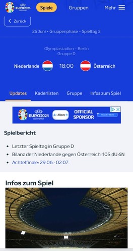 Tickets niederlande vs - em,