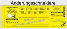 1000 Abholscheine Änderungsschneiderei PERFEKT █►Anschrift änderbar◄█ Art.1536