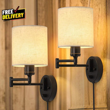 Plug in Wall Light Set of 2