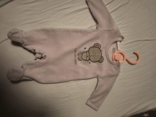 Baby Mädchen Strampler Babystrampler Schlafanzug Schlafoverall Größe 56