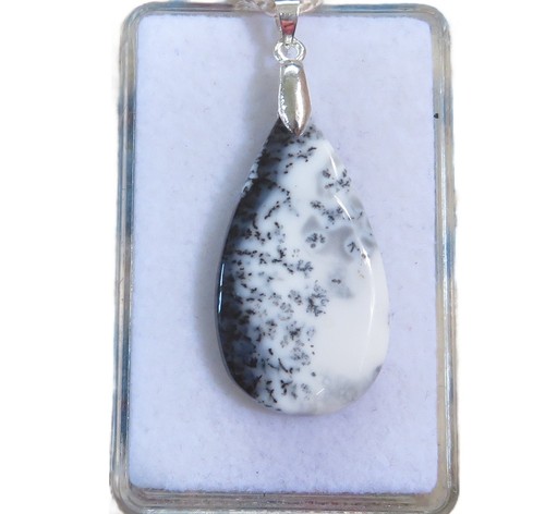 Dendriten opal anhänger mit - dendriten,