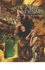 REKLAME 1998 JEAN LOUIS SCHERRER Parfum " NUITS INDINES "
