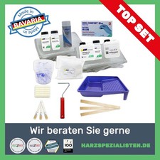 GFK Reparatur SET Duschwanne für 2 m² - Farbe RAL 9010 Reinweiß (109,95 EUR/Set)