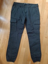 Chinohose / Cargo Jogger - PLANO - schwarz - W34