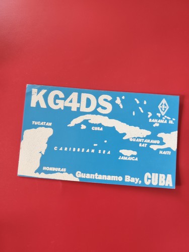 Qsl kg4ds funkkarte guantanamo - kg4ds,