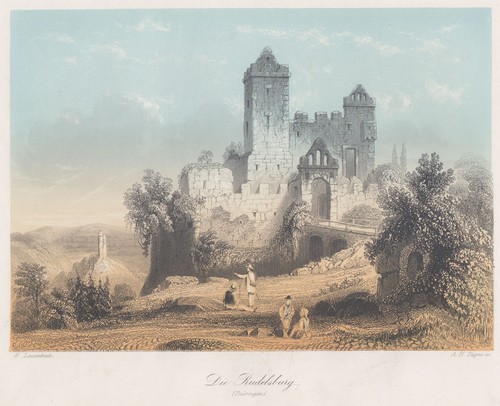 Bad kösen rudelsburg - kösen, original