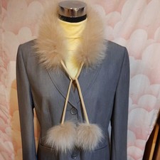 Silberfuchs echt Pelzkragen