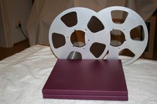 2 Alu Tonbandspulen 26,5 cm 1