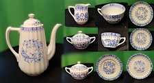 Vintage Kaffeegeschirr China Blau verschiedene Hersteller