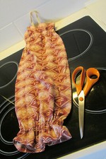 Aufbewahrung Plastiktüten Socken zum Aufhängen Stoff Elefant braun Afrika