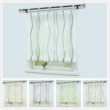 Raffrollo mit Schlaufen Welle