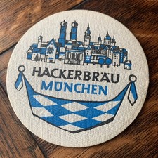 Vintage Bierdeckel HACKERBRAU