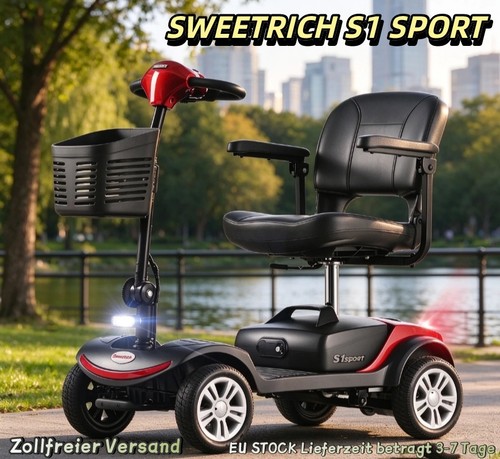 Elektromobil scooter 300w rot - elektromobil,
