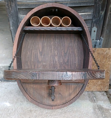 Rustikale bar schrank - schrank, aus