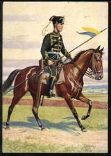 Künstler-AK sign. Hosse: Braunschweig, Braunschweigisches Husaren-Regiment Nr.  