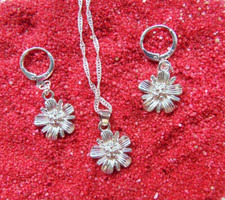 925 Silber Schmuck Edelweiß
