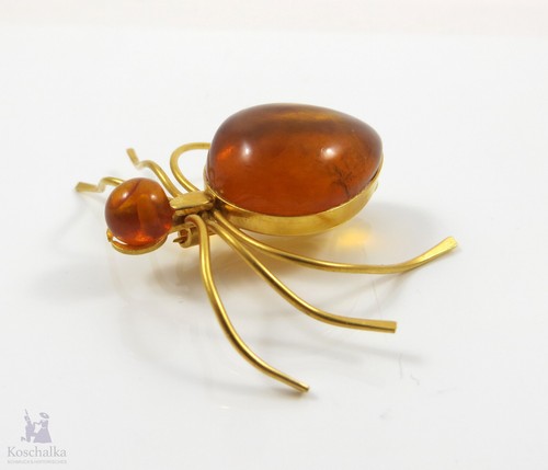 Vintage vergoldete bernstein - vintage,