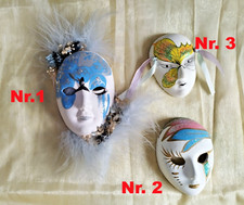 Wand-Deko kleine Venezianische Karnevalsmasken zum Aufhängen an Wand