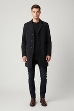 Moncler Mantel in Dunkelblau