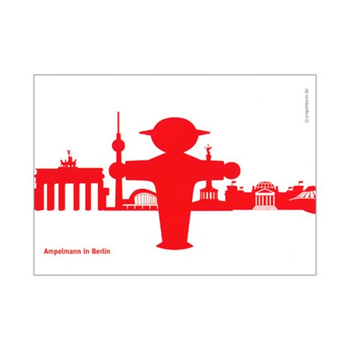 Postkarte postmann steher vor - postmann,