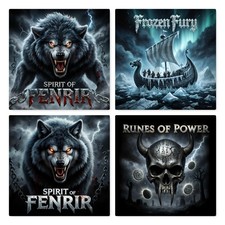 Vinyl Aufkleber Wikinger Dark