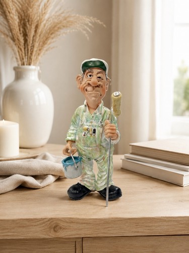 Lustige handwerker figur maler - lustige,
