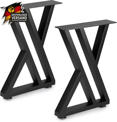 Schwarze tischbeine typ bis - y-typ,