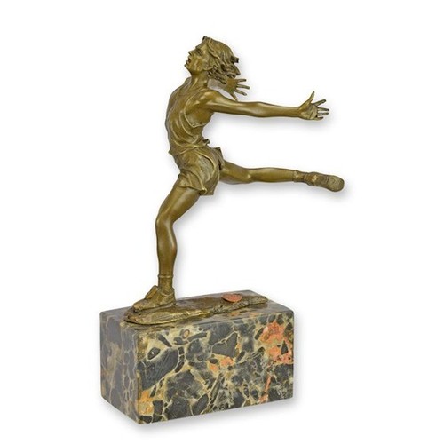 Skulptur bronze figur läufer - skulptur,