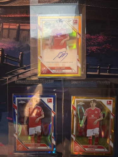 Kaishu sano topps chrome - sano,