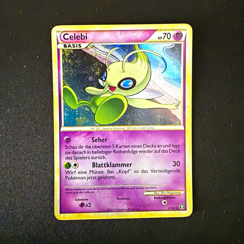 Celebi 102 holo pokemon - celebi,