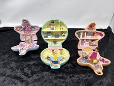 C809 Polly Pocket Sammlung 3 Dosen Bluebird 1989 1992 Vintage Sammler Seestern