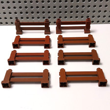 LEGO Duplo 8 x braun Zaunteile Absperrungen Bauernhof Pferdekoppel Zoo