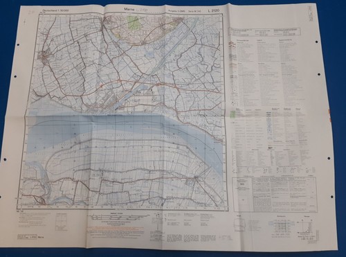 Topographische karte l2120 - karte, bw