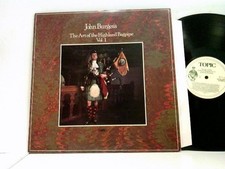 The Art Of The Highland Bagpipe - Vol 1 Burgess, John: