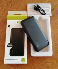 Goobay Power bank Slimline 10.000mAh  Externer Batterie USB Ladegerät Handy
