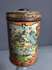 Antike Kaufladendose mit Knauf