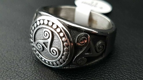 Keltischer knoten siegelring - keltischer,
