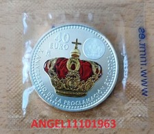 2024 SPAIN 40€ IN SILVER AND COLOR, "10TH ANNIVERSARY OF THE PROCLAMATION"