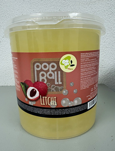 Pop ball litschi - bubble, tea