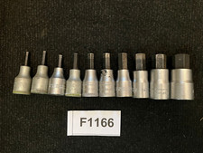 Set Innensechskant Aufstecknuss Ratsche Nuss 1/2" Aufnahem 4-19 F1166