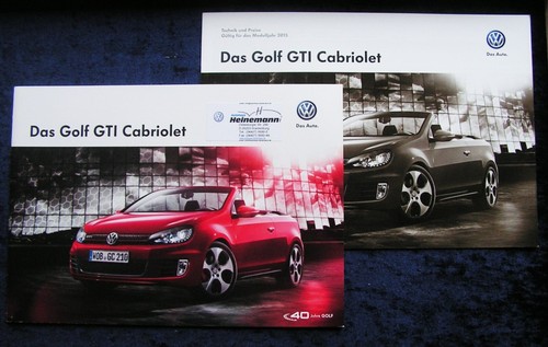Golf gti cabrio - golf, prospekt