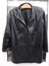 Nappa Echtleder Lederjacke Jacket Blazer KurzCoat Kurzmantel Janker 38 neuwertig