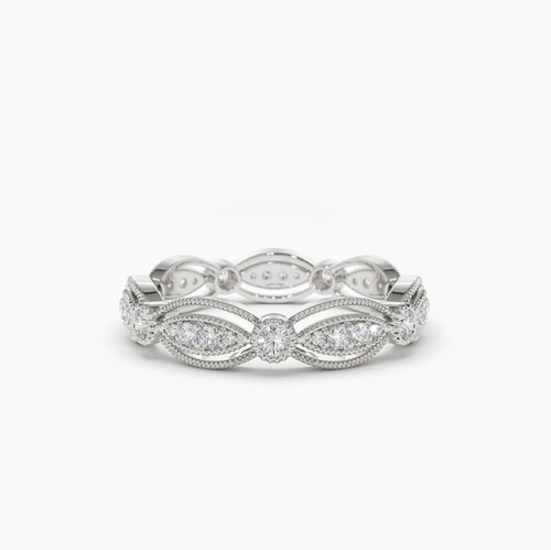 Goldring 14k 585 - 585, weissgold