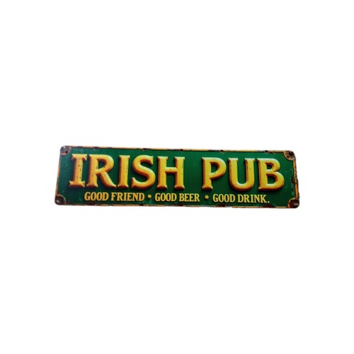 Deko blechschild irish pub - blechschild, "irish