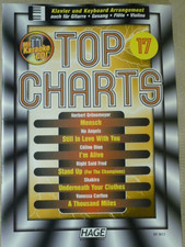 Musiknoten " TOP CHARTS " für