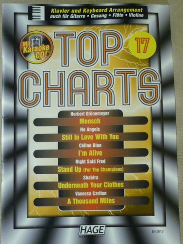 Musiknoten top charts für - ",